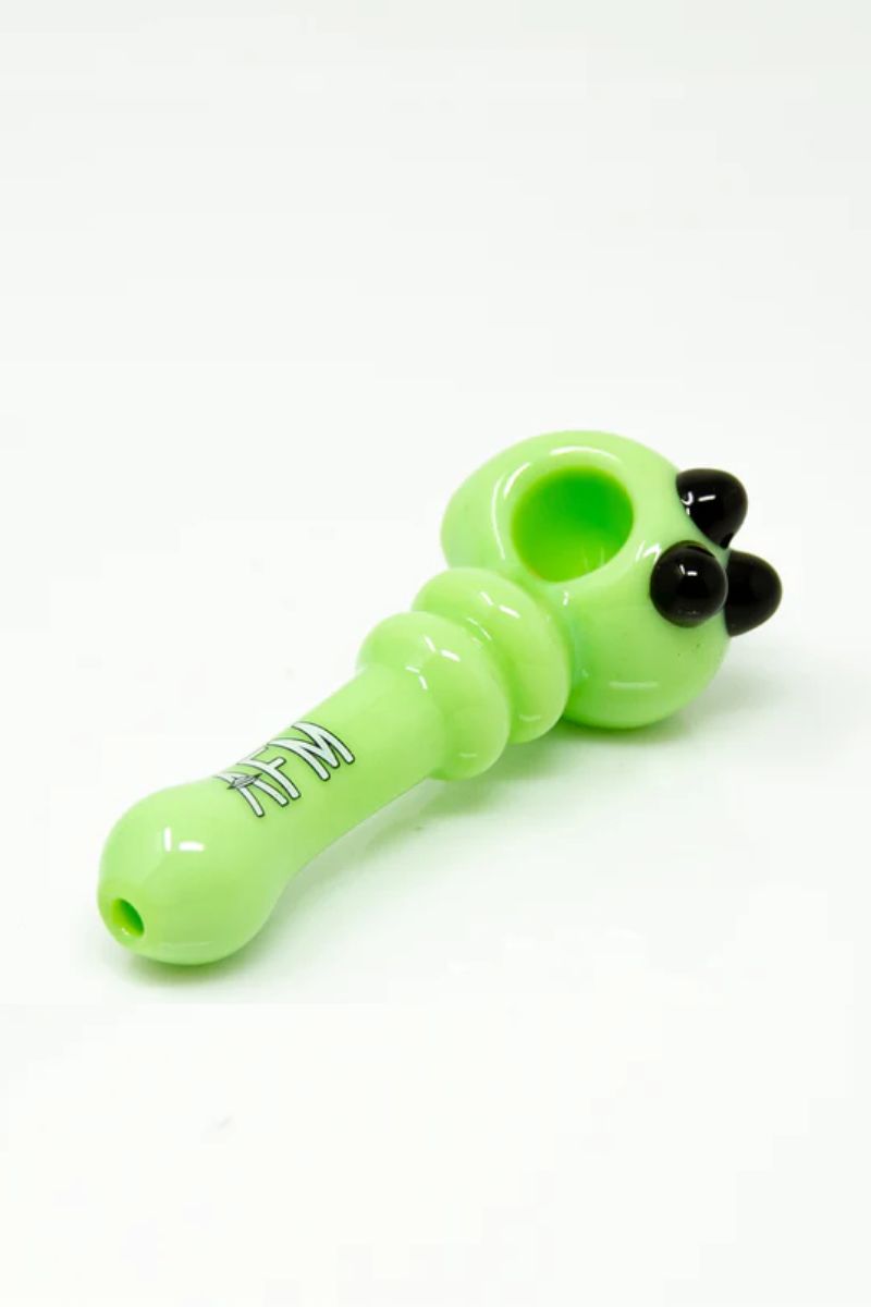 AFM 4.5 Inch Double Halo Colored Glass Pipe Slime