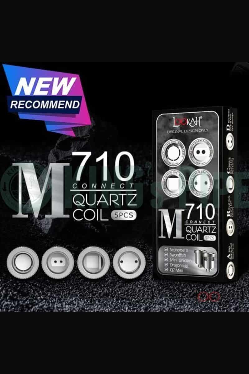 Lookah 710 Quartz Wax Dish Coils (5 Pack) Type M: Mixed Coils