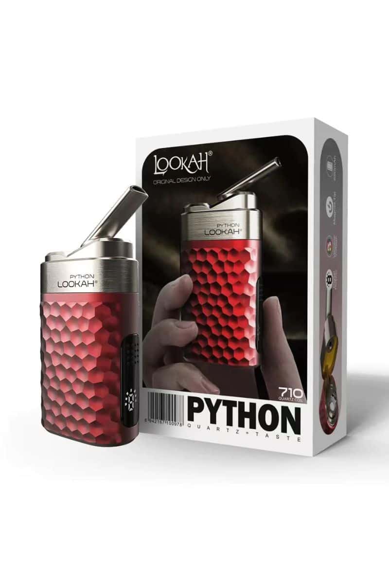 Lookah PYTHON Dab Pen Vaporizer Red