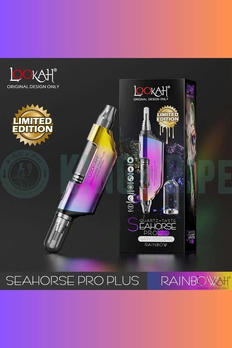 Lookah Seahorse Pro PLUS Electric Nectar Collector Vape Pen Rainbow (Limited Edition)