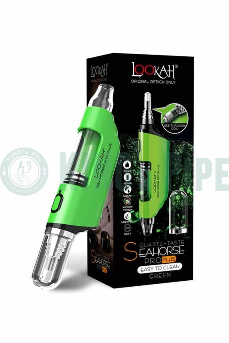 Lookah Seahorse Pro PLUS Electric Nectar Collector Vape Pen Green