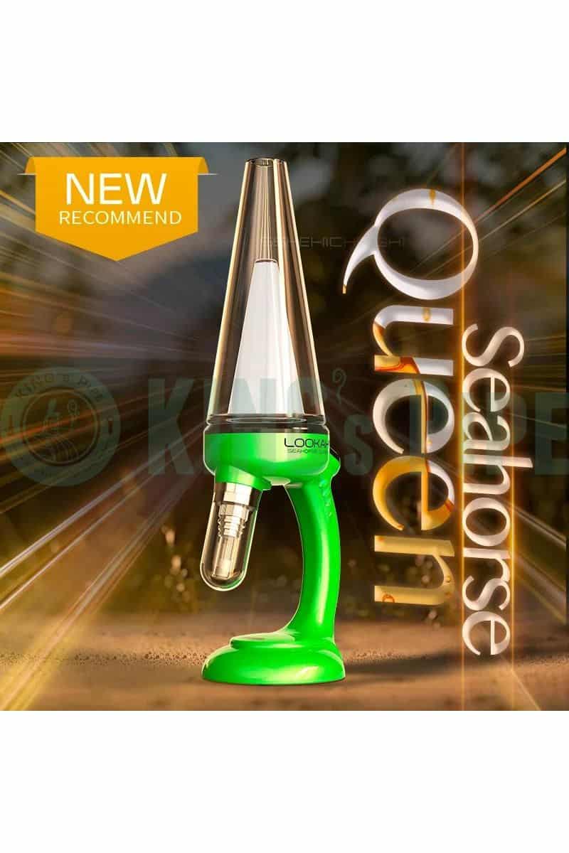 Lookah Seahorse QUEEN Electric Nectar Collector Bubbler Green