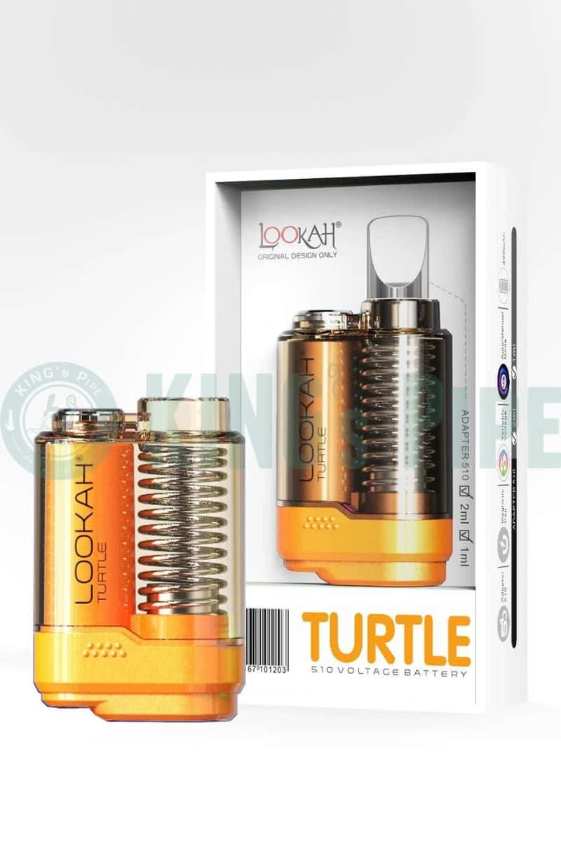 Lookah Turtle 510 Thread Cart Battery Orange