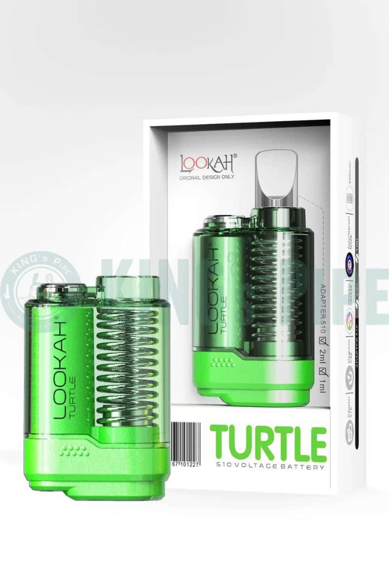 Lookah Turtle 510 Thread Cart Battery Green