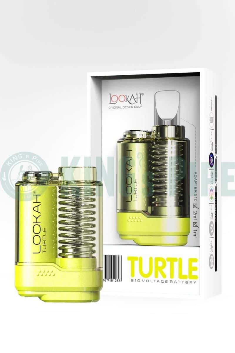 Lookah Turtle 510 Thread Cart Battery Neon Green