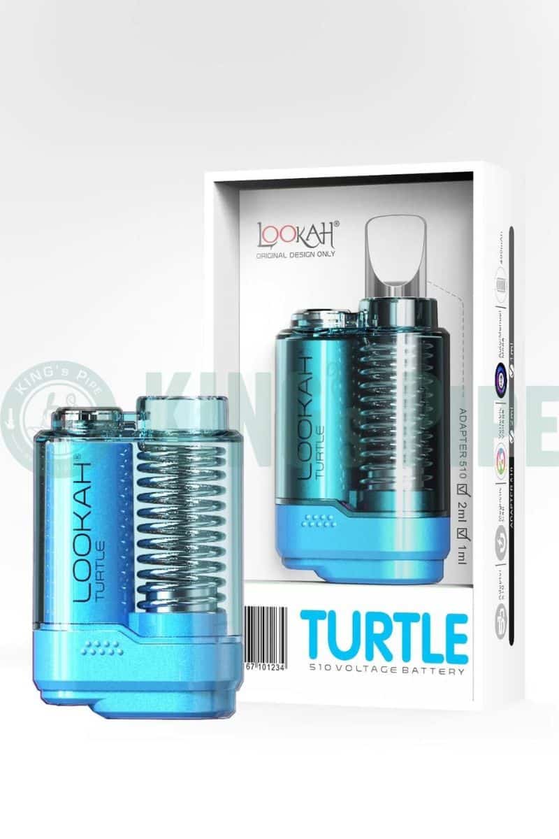 Lookah Turtle 510 Thread Cart Battery Blue