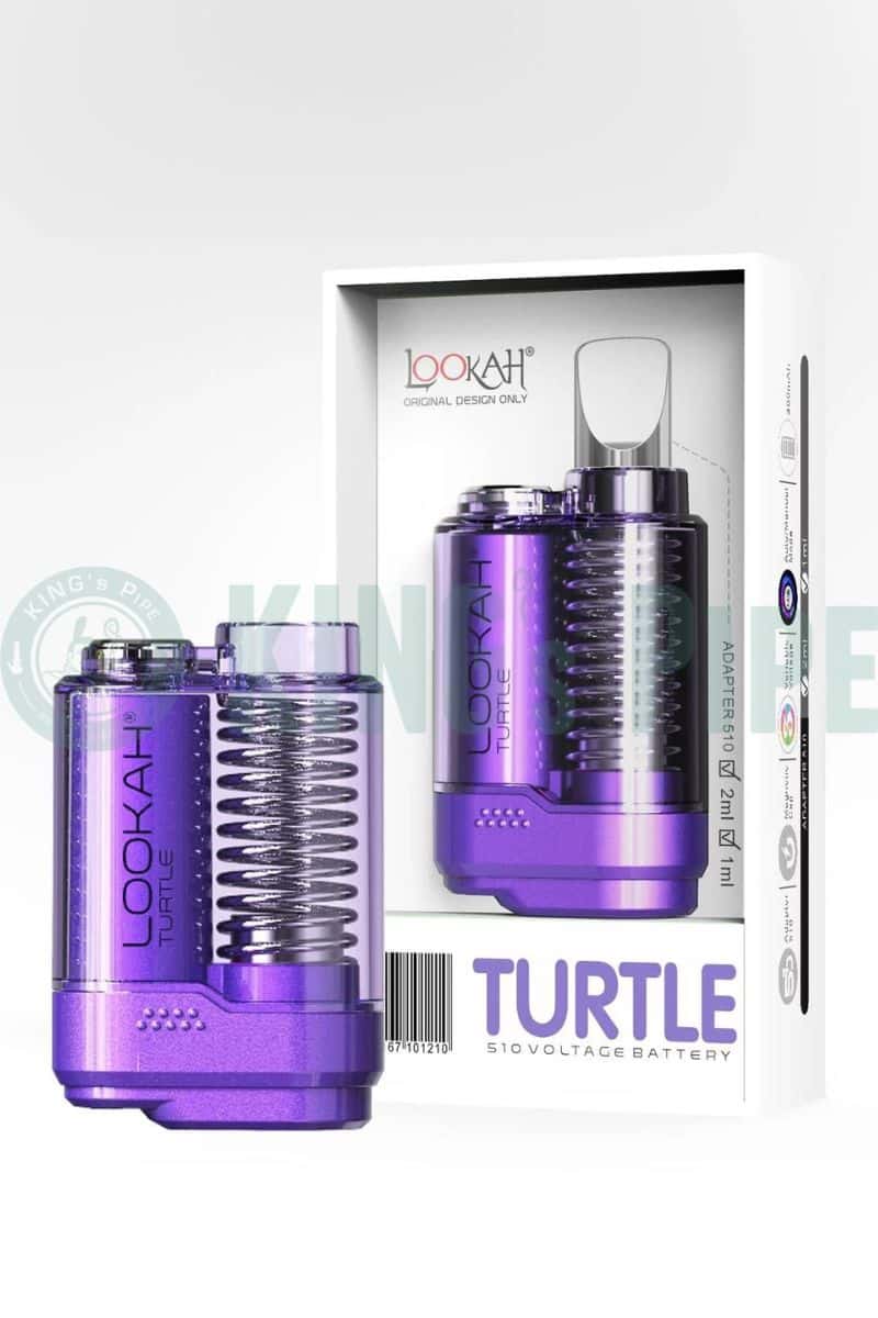 Lookah Turtle 510 Thread Cart Battery Purple