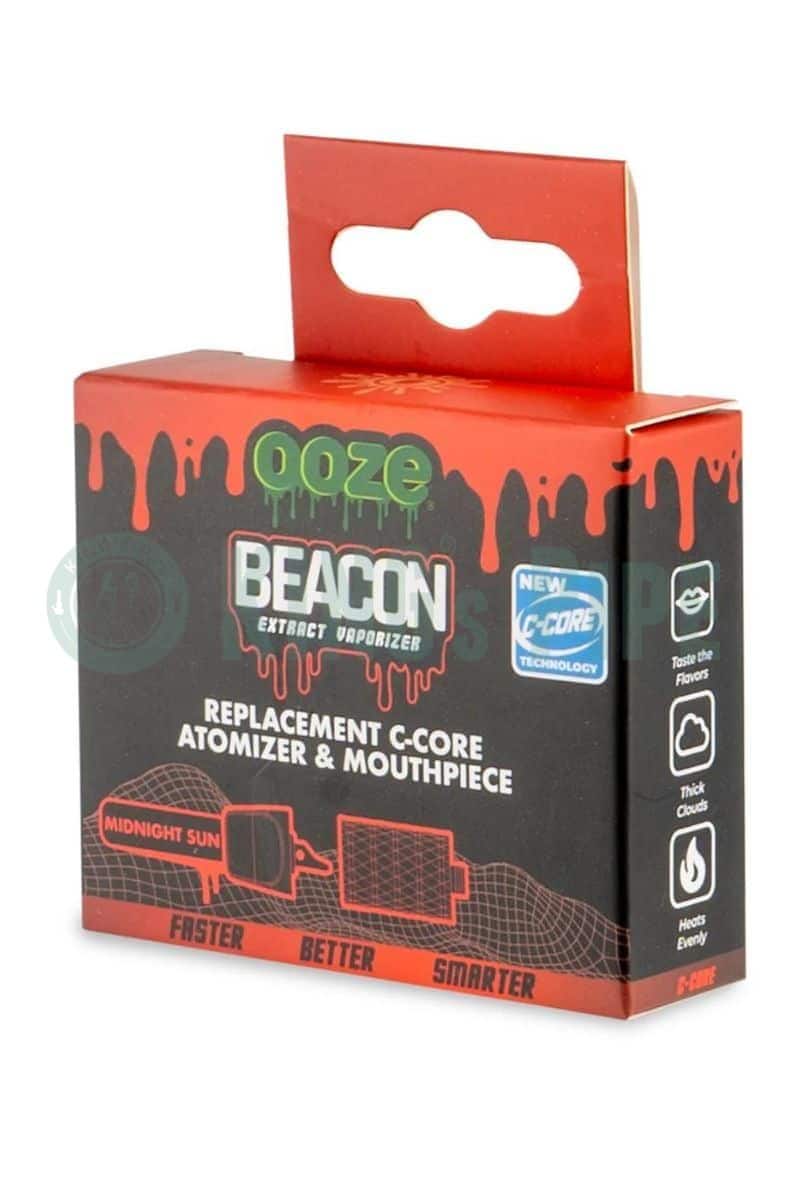 OOZE Beacon Onyx Atomizer and Mouthpiece