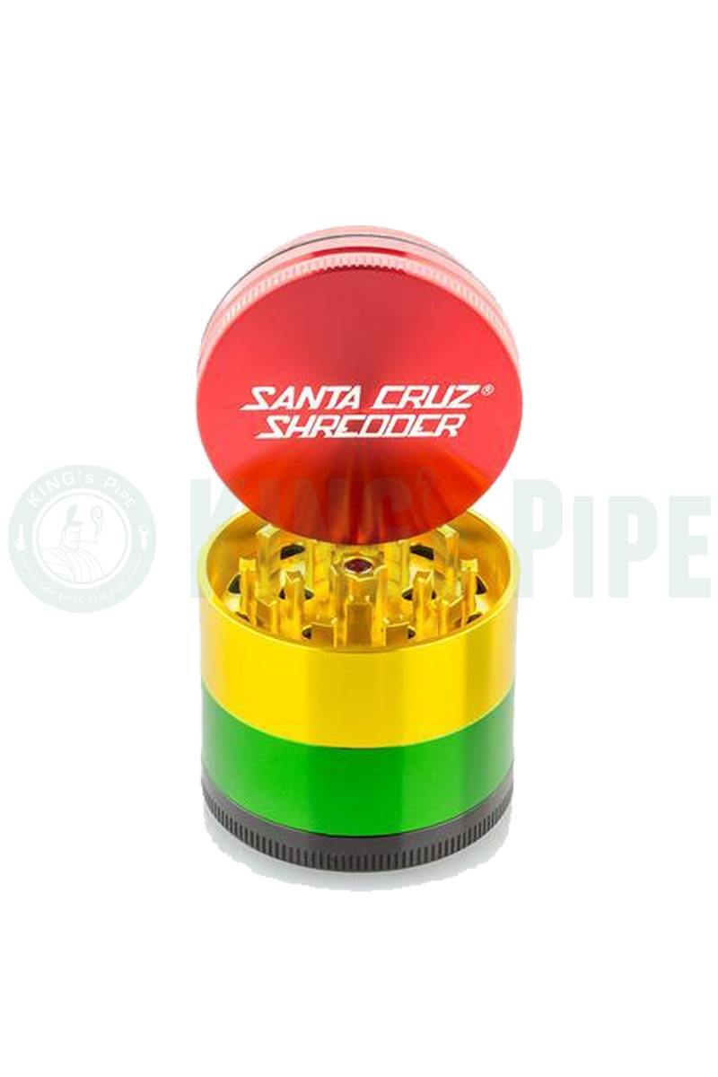 Santa Cruz Shredder - 4&quot; Jumbo 4 Piece Herb Grinder Rasta