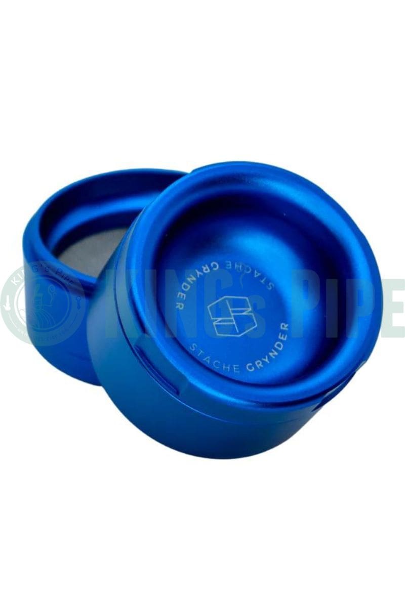 Stache Products Grynder N.Y.A.G. 4-Piece Grinder Blue