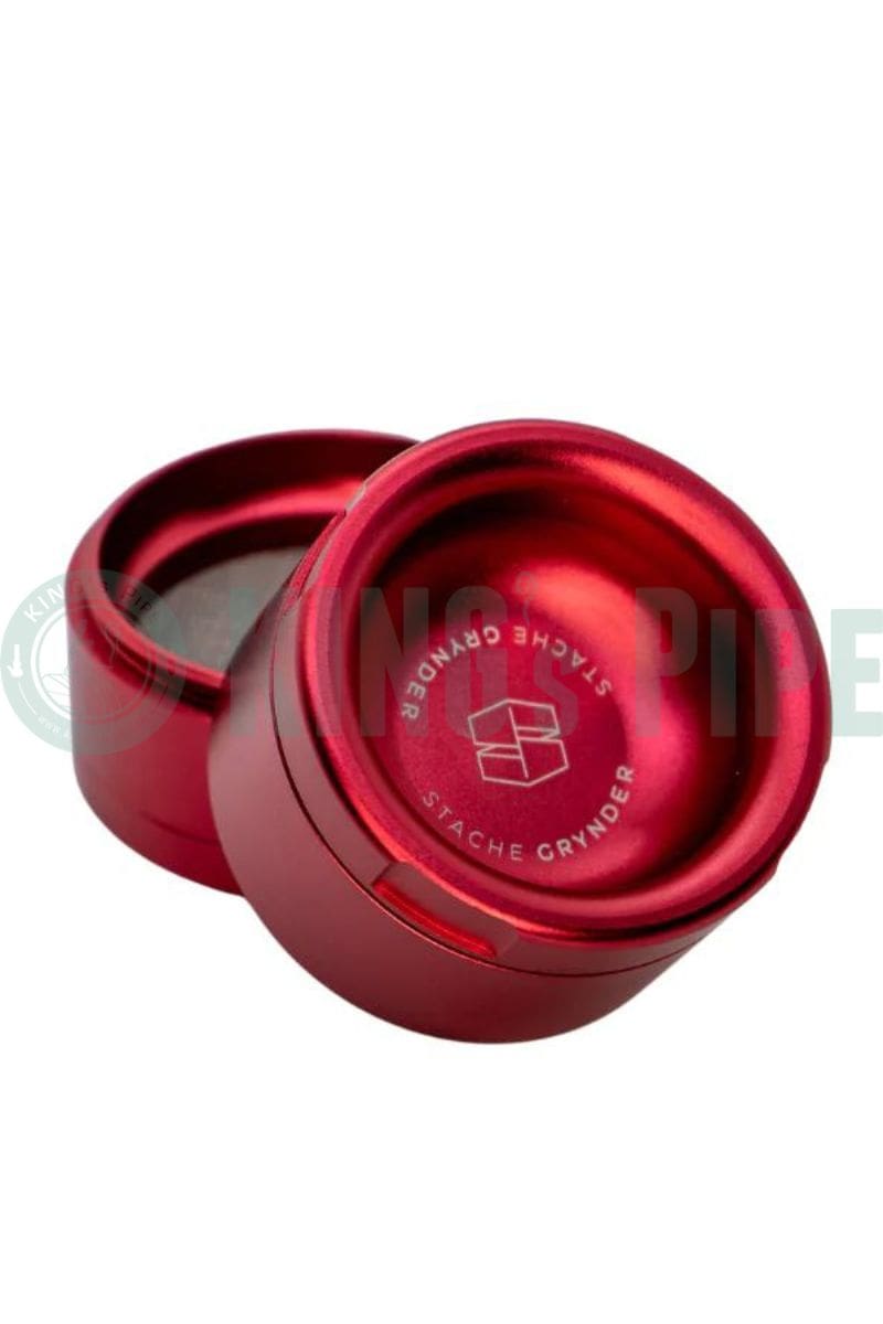 Stache Products Grynder N.Y.A.G. 4-Piece Grinder Red