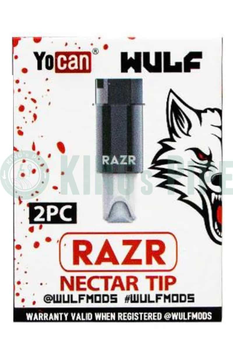 Wulf Mods RAZR Tips - 2 Pack (Nectar Collector or Hot Knife) e-Nectar Collector Tip