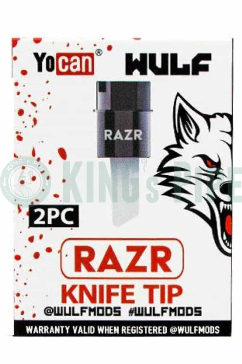 Wulf Mods RAZR Tips - 2 Pack (Nectar Collector or Hot Knife) Hot Knife Tip