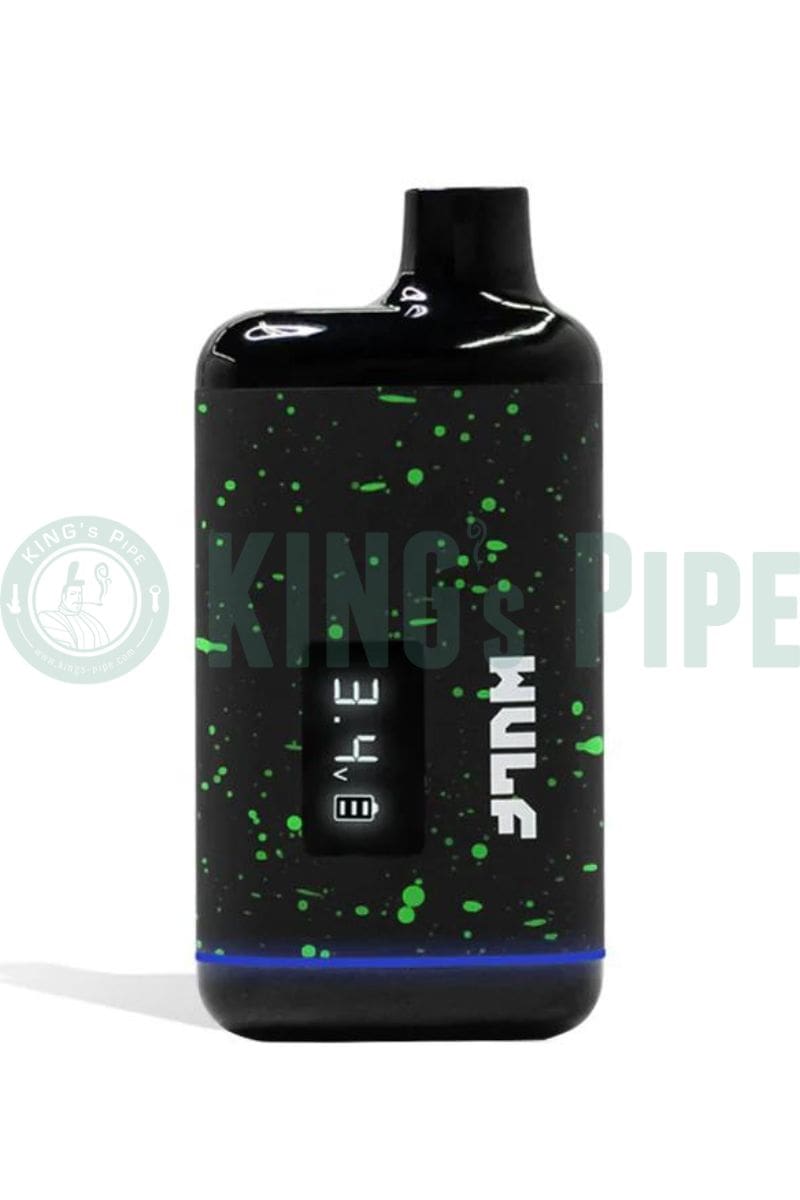 Wulf Mods Recon 510 Thread Cartridge Battery Black Green Splatter