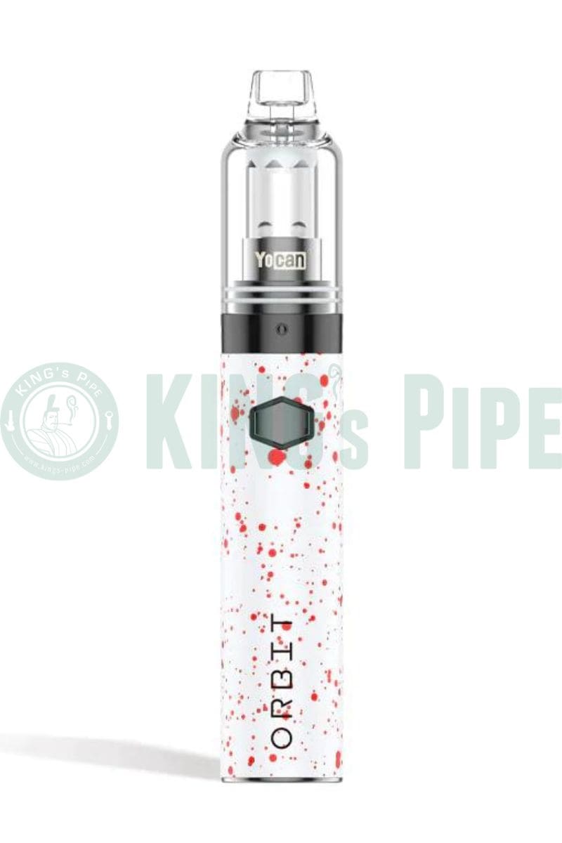 Yocan Orbit Wax Vape Pen White Red Splatter (Wulf Mods x Yocan)