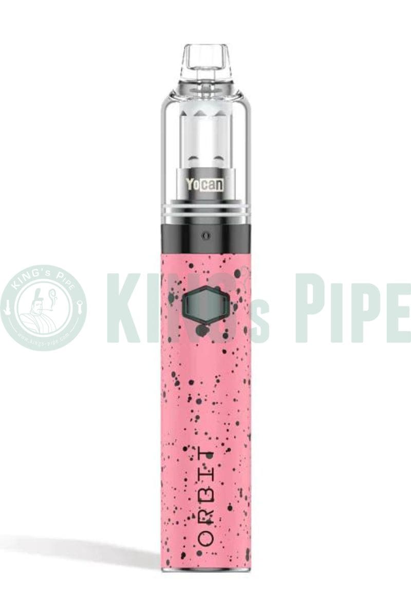 Yocan Orbit Wax Vape Pen Pink Black Splatter (Wulf Mods x Yocan)