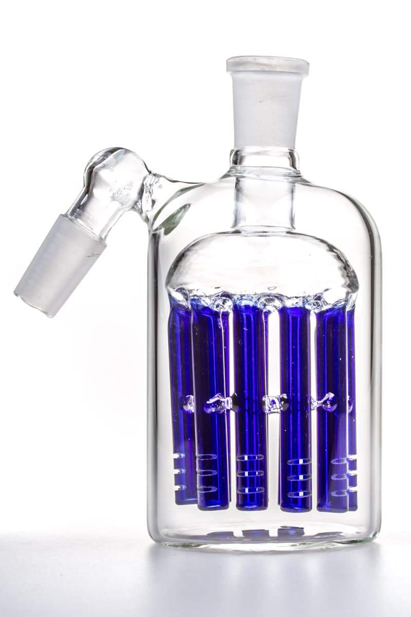 11 Arm Tree Perc Ashcatcher - 45 Degree Joint Blue