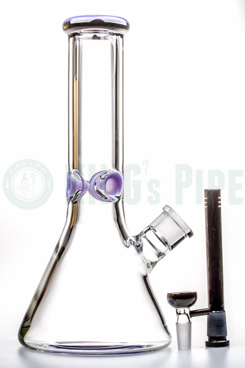 12&#39;&#39; 9mm Beaker Bong with Purple Accent