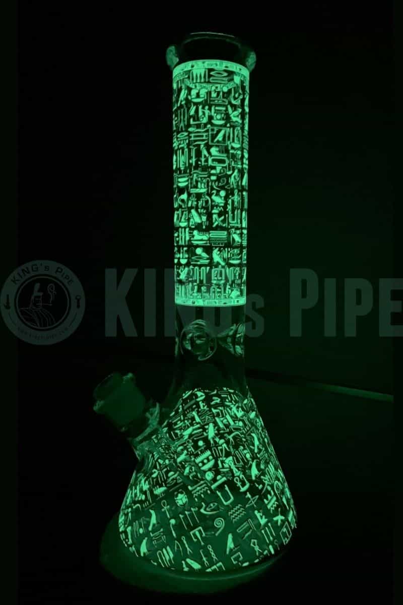 14&#39;&#39; 9mm Glow in the Dark Beaker Bong