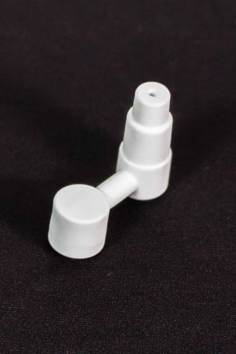 14mm / 18mm Side Arm Domeless Ceramic Nail - Male Joint