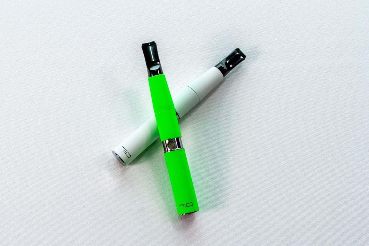 710 Mini Vaporizer Kit + Car Charger - Neon Green