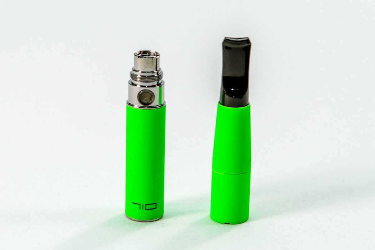 710 Mini Vaporizer Kit + Car Charger - Neon Green