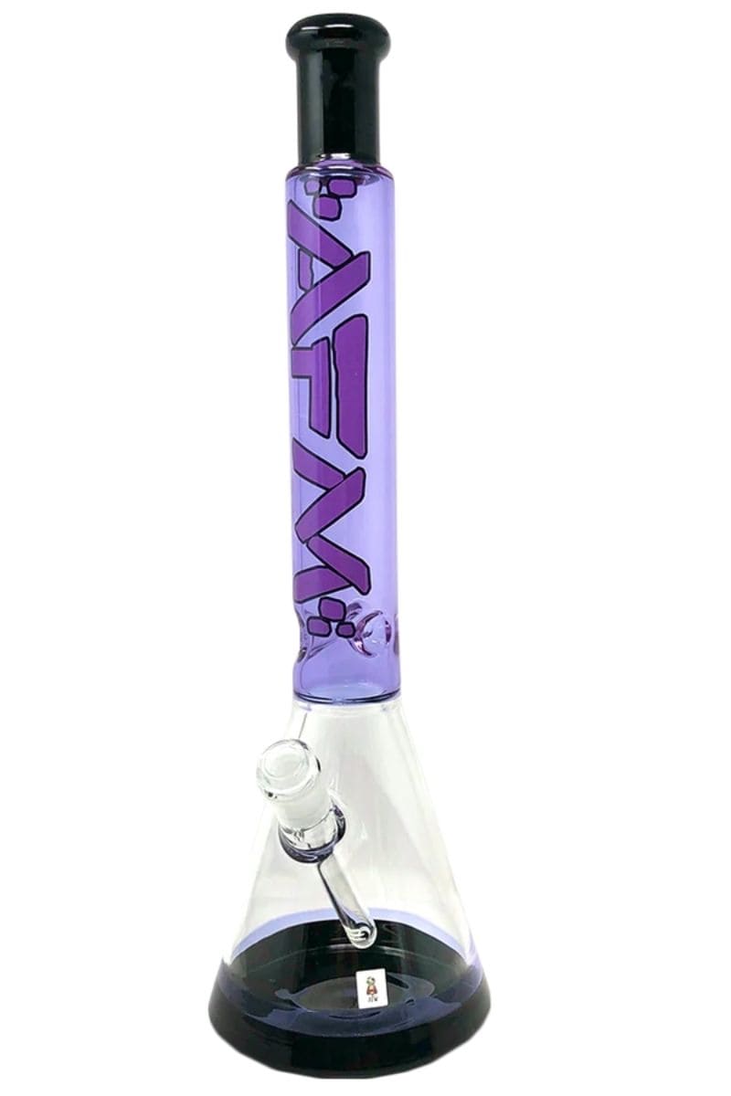 AFM - 18 Inch The Quasar Beaker Bong Black/Purple