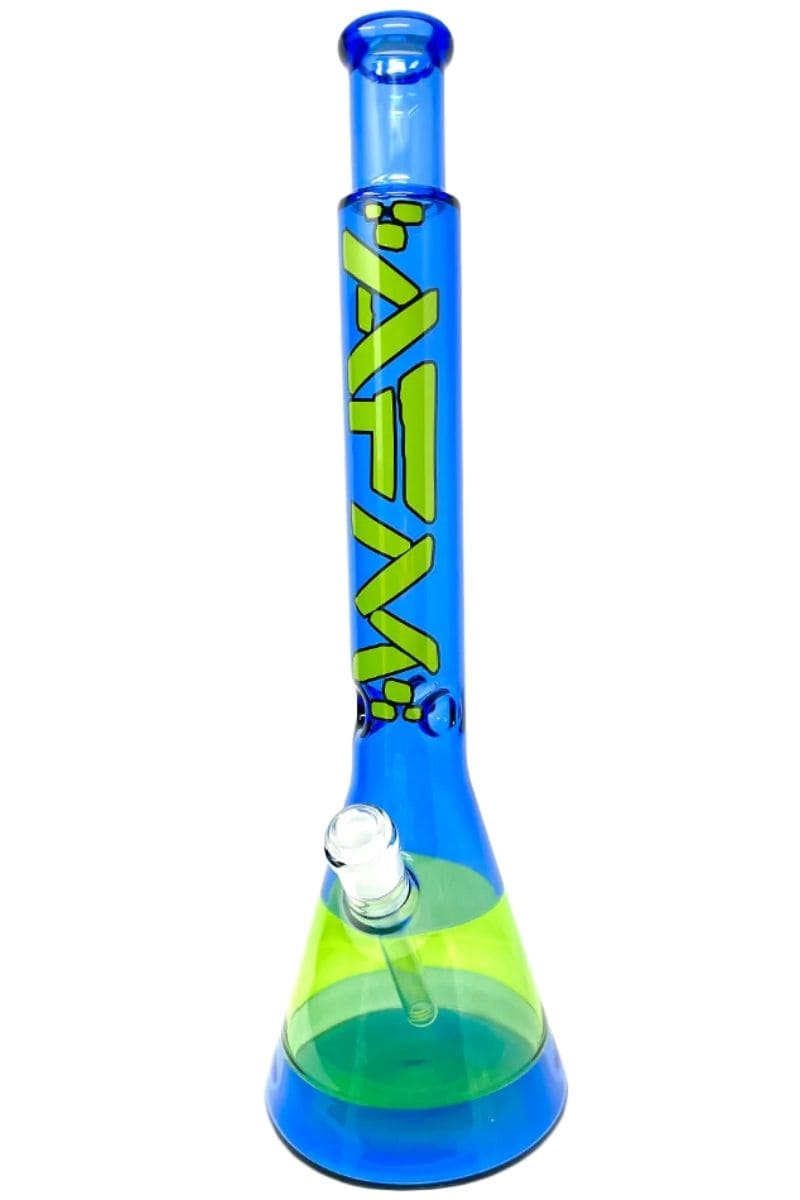 AFM - 18 Inch The Quasar Beaker Bong Lime/Blue