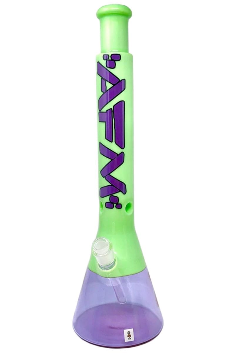 AFM - 18 Inch The Quasar Beaker Bong Purple/Slime