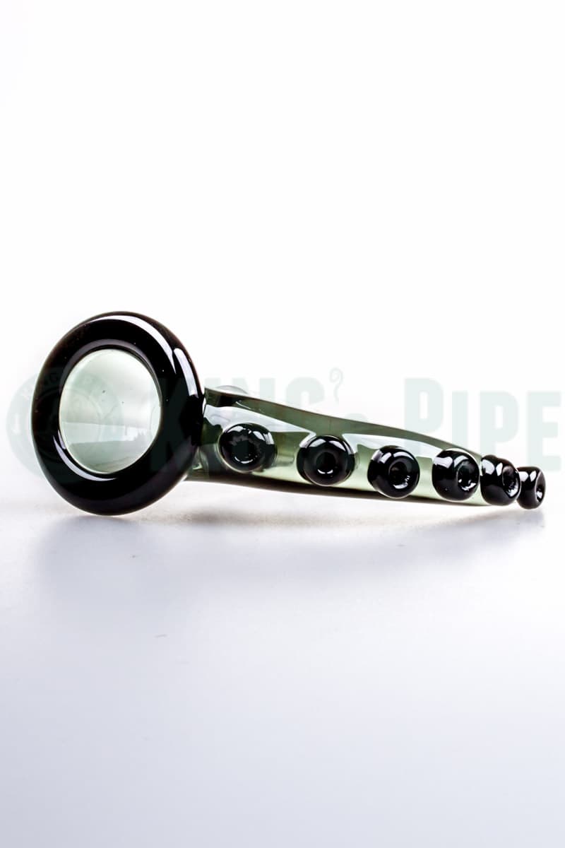 AFM Glass - Long Handle Heady Bong Bowl Charcoal / 14mm Male