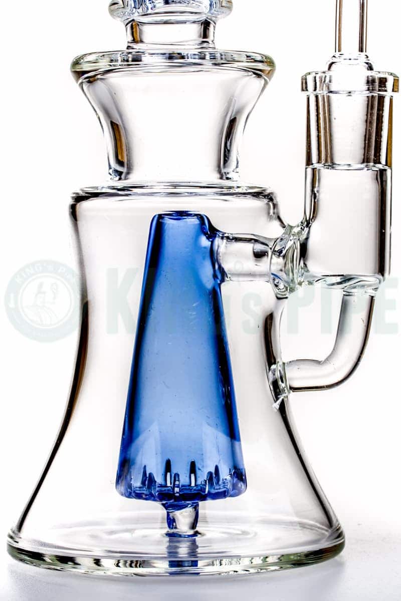 AFM Glass - Pyramid Groove Dab Rig Blue