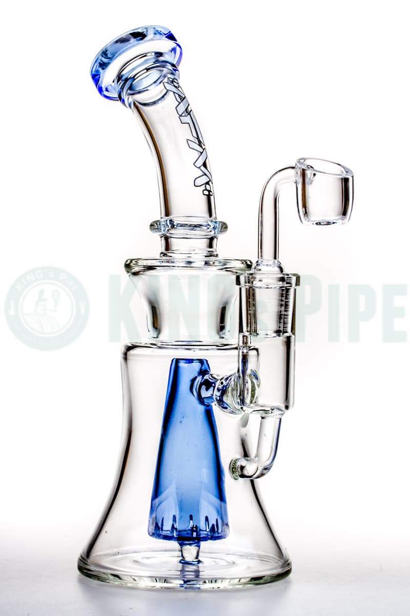 AFM Glass - Pyramid Groove Dab Rig Blue