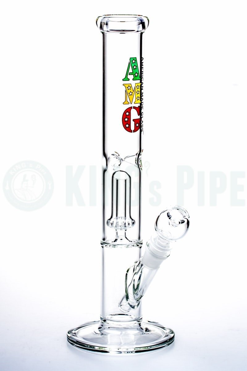 AMG - 13'' Showerhead Perc Straight Water Pipe