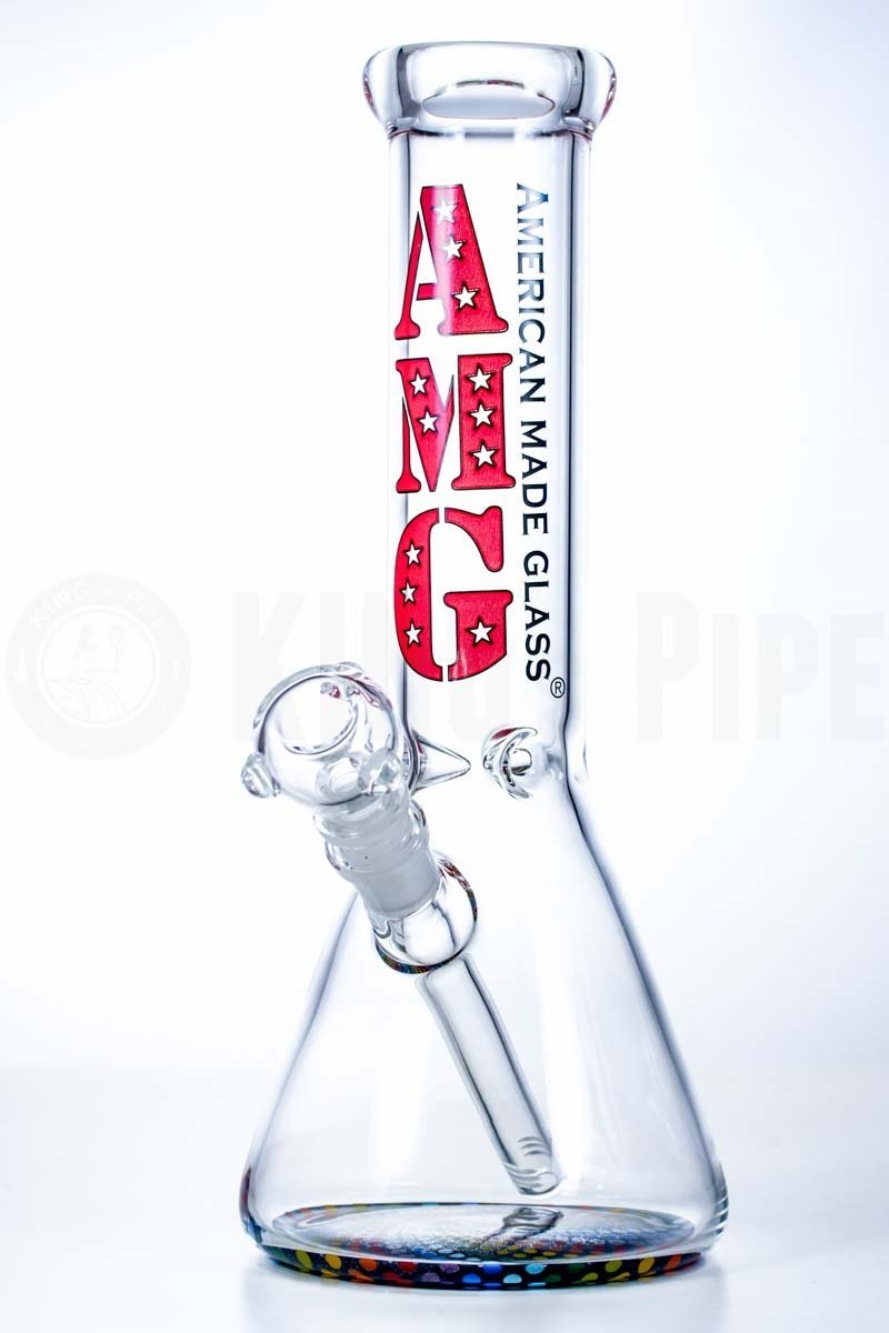 AMG - Tie-Dye Rainbow Beaker Bong