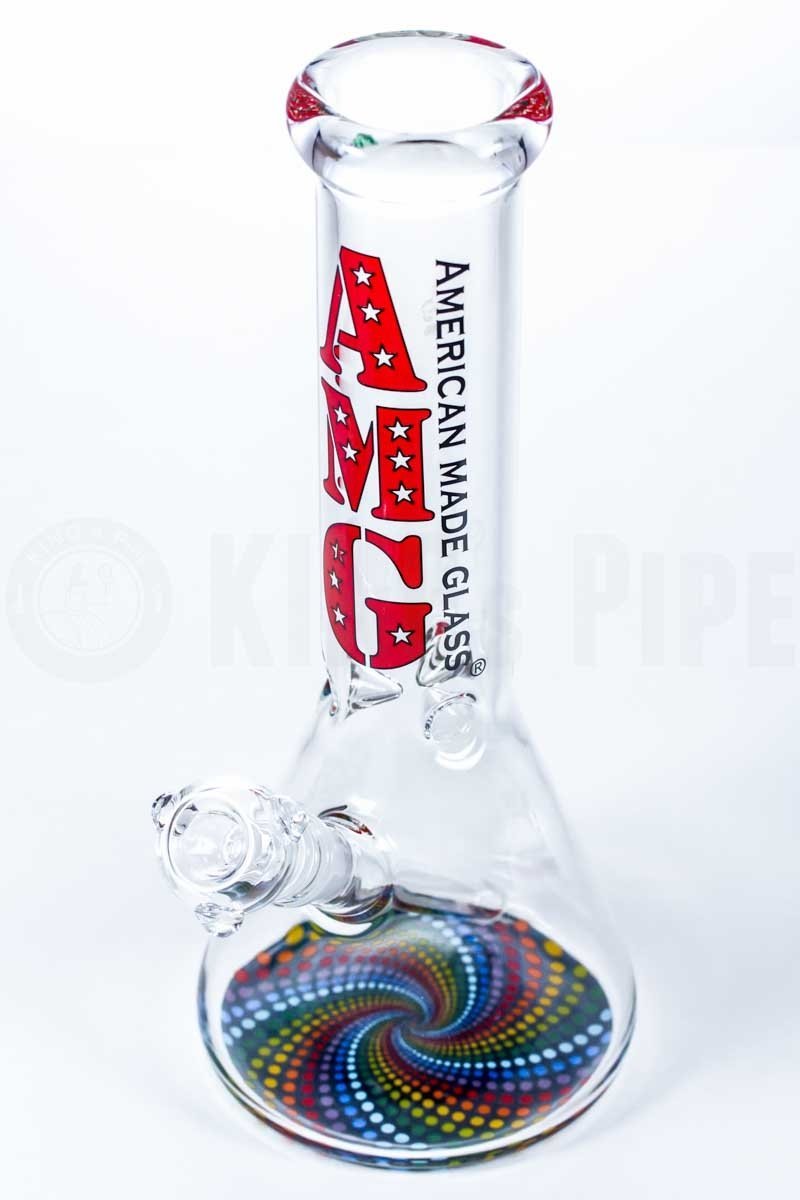 AMG - Tie-Dye Rainbow Beaker Bong