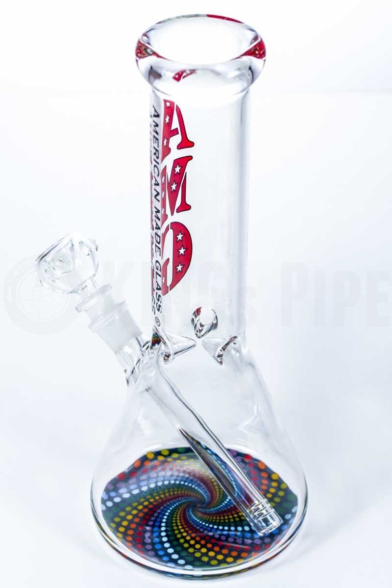 AMG - Tie-Dye Rainbow Beaker Bong