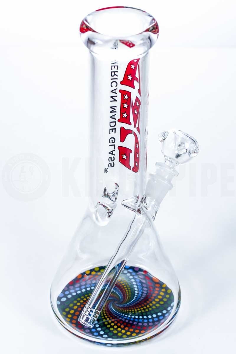 AMG - Tie-Dye Rainbow Beaker Bong