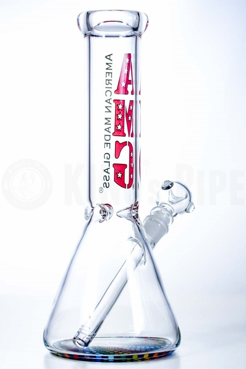 AMG - Tie-Dye Rainbow Beaker Bong