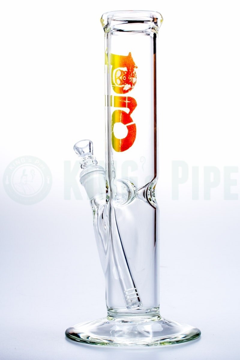 Bio Hazard - 12'' Straight Glass Water Pipe