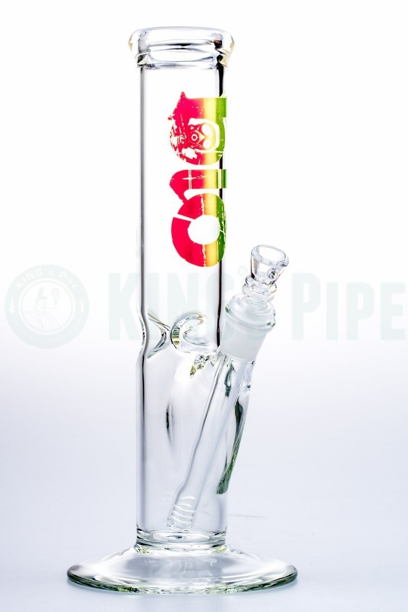 Bio Hazard - 12'' Straight Glass Water Pipe