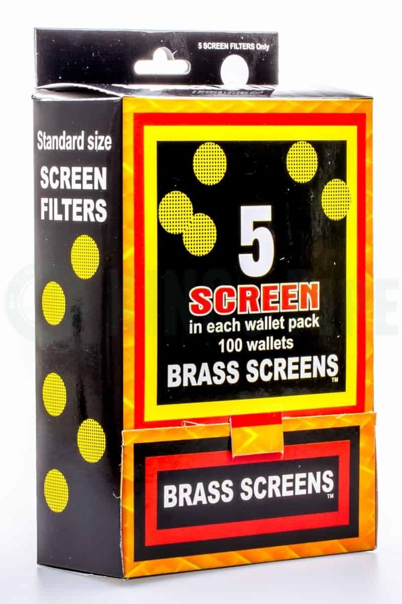 Box of Brass Screens - 100 Packs (500 Screens Total)