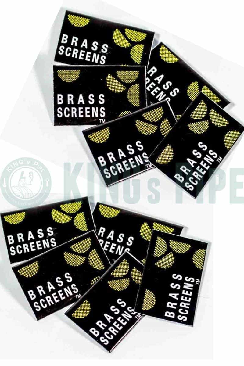 Brass Pipe Screens - 10 packs (50 screens)