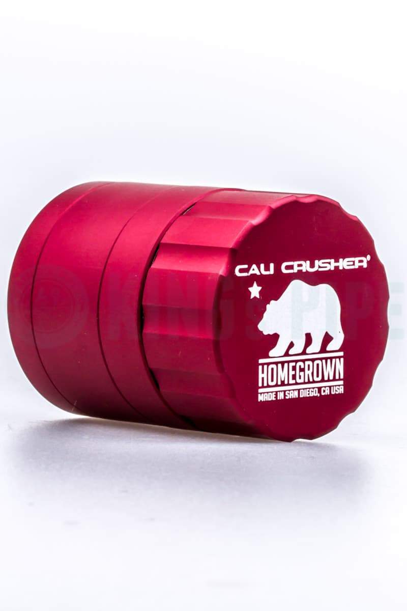 Cali Crusher - Homegrown Pocket 4 Piece Grinder Red