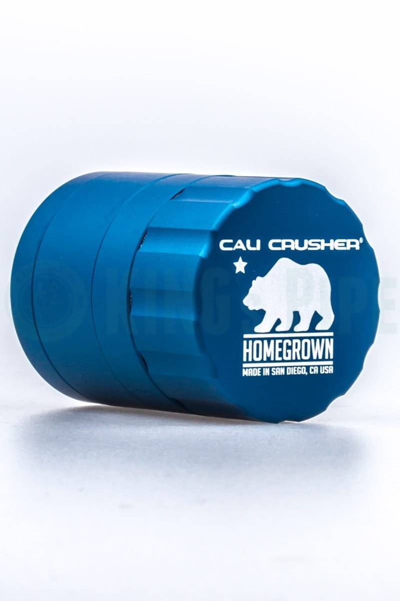 Cali Crusher - Homegrown Pocket 4 Piece Grinder Blue