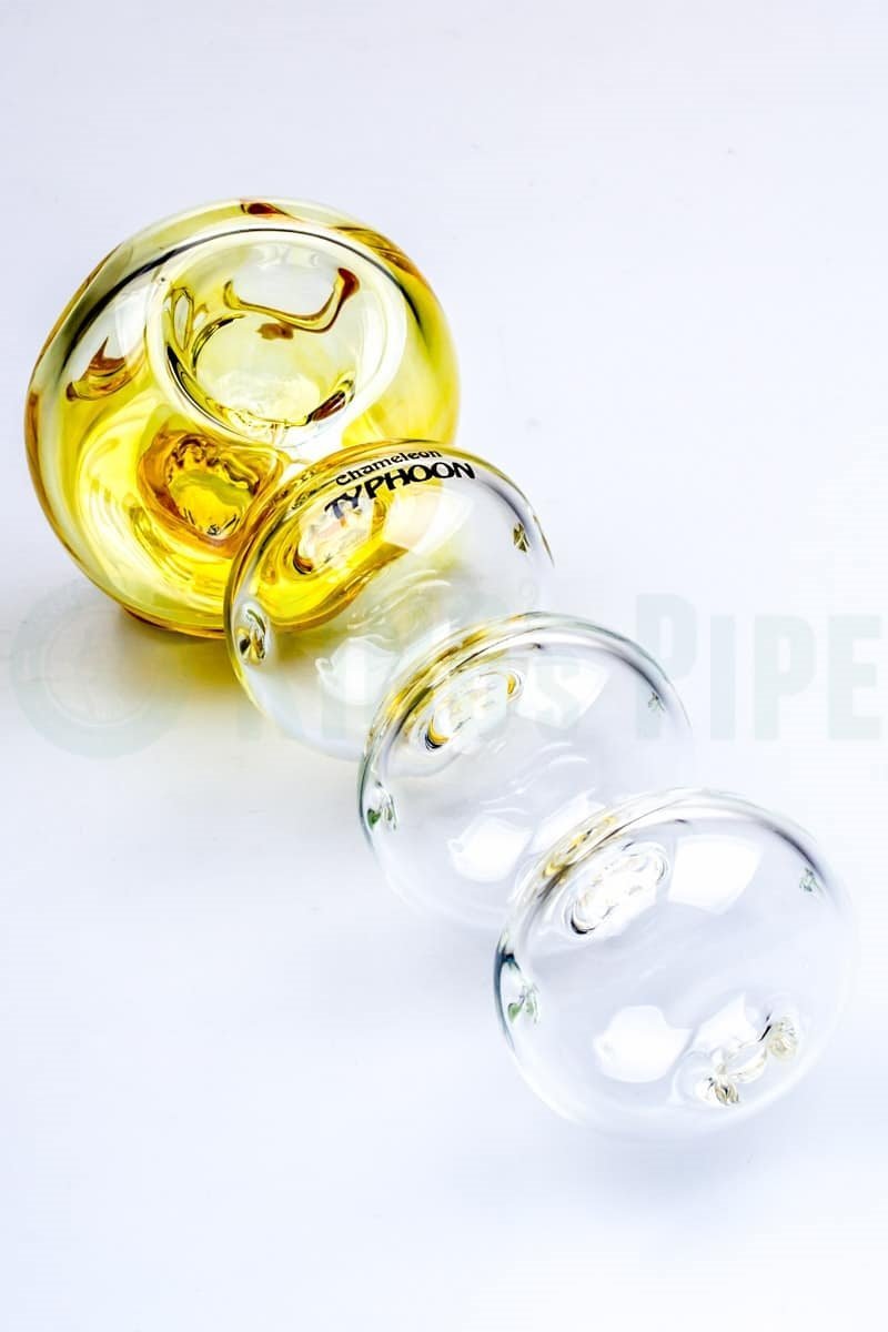 Chameleon Glass - 7 Inch Bonehead Typhoon Glass Pipe