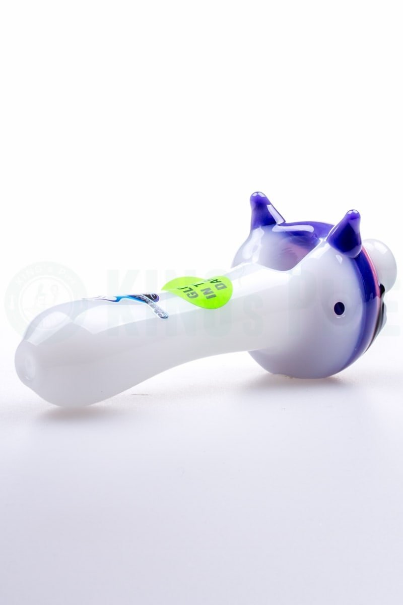 Chameleon Glass - Cheshire Cat Glow In the Dark Hand Pipe