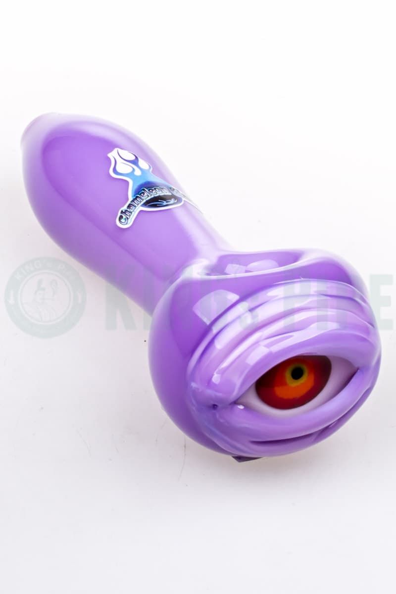 Chameleon Glass - Cyclops Eyeball Hand Pipe