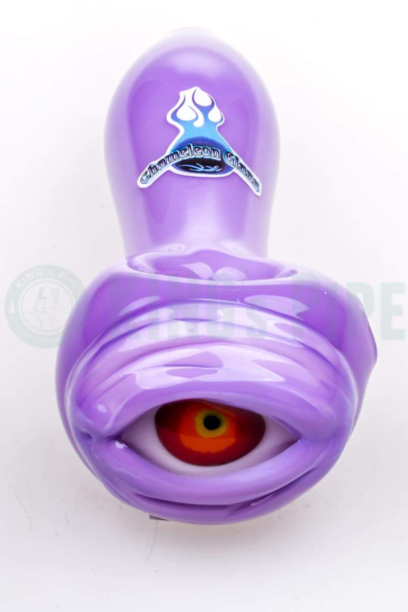 Chameleon Glass - Cyclops Eyeball Hand Pipe