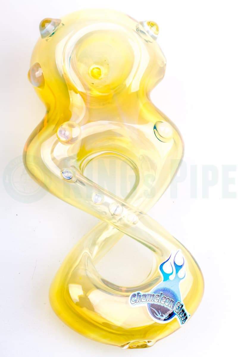 Chameleon Glass - Fumed Pretzel Glass Pipe