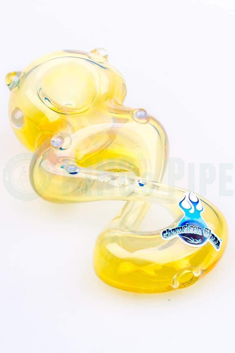 Chameleon Glass - Fumed Pretzel Glass Pipe